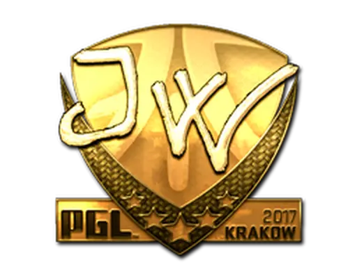Sticker | JW (Gold) | Krakow 2017