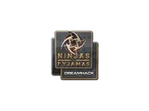 Sticker | Ninjas in Pyjamas | DreamHack 2014 image