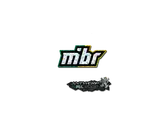 Sticker | MIBR (Glitter) | Antwerp 2022 image
