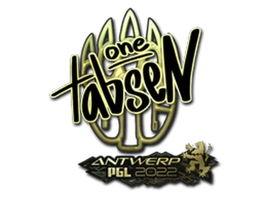 Sticker | tabseN (Gold) | Antwerp 2022