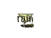 Sticker | rain (Gold) | Antwerp 2022 image