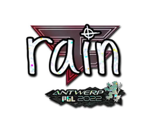 Sticker | rain (Glitter) | Antwerp 2022
