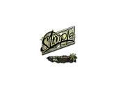 Sticker | s1mple (Gold) | Antwerp 2022 image