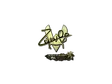 Sticker | ZywOo (Gold) | Antwerp 2022 image