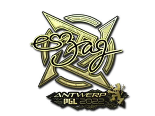 Sticker | es3tag (Gold) | Antwerp 2022