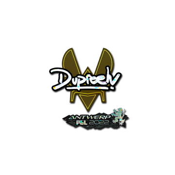 Sticker | dupreeh (Glitter) | Antwerp 2022