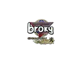 Sticker | broky (Glitter, Champion) | Antwerp 2022 image
