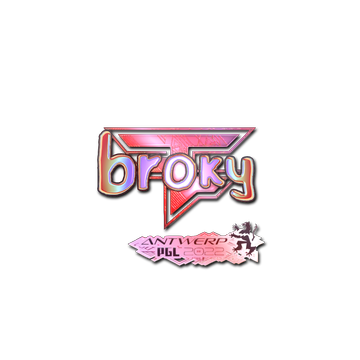 Sticker | broky (Holo) | Antwerp 2022