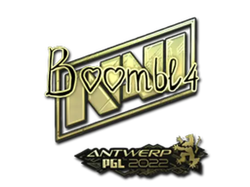 Sticker | Boombl4 (Gold) | Antwerp 2022