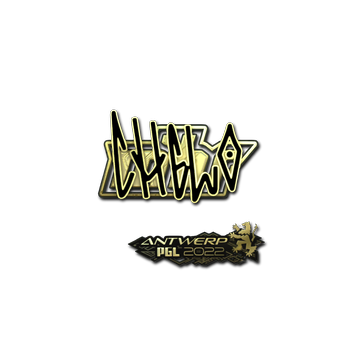 Sticker | chelo (Gold) | Antwerp 2022