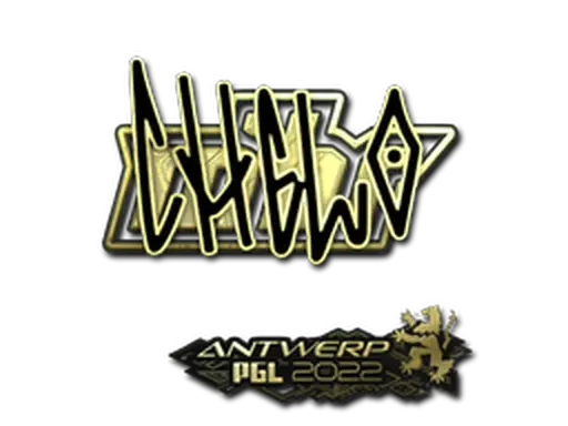 Sticker | chelo (Gold) | Antwerp 2022