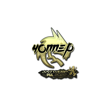 Sticker | chopper (Gold) | Antwerp 2022