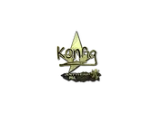 Sticker | k0nfig (Gold) | Antwerp 2022 image