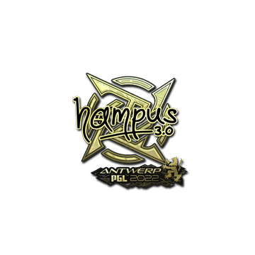 Sticker | hampus (Gold) | Antwerp 2022