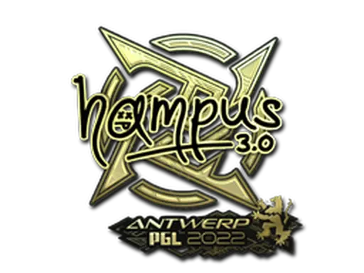Sticker | hampus (Gold) | Antwerp 2022