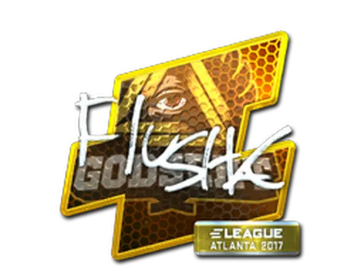 Sticker | flusha (Foil) | Atlanta 2017