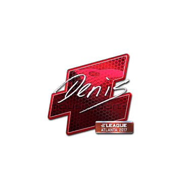 Sticker | denis (Foil) | Atlanta 2017