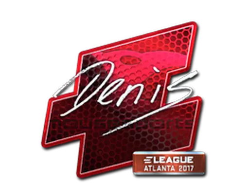 Sticker | denis (Foil) | Atlanta 2017