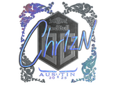 Sticker | Chr1zN (Holo) | Austin 2025 image