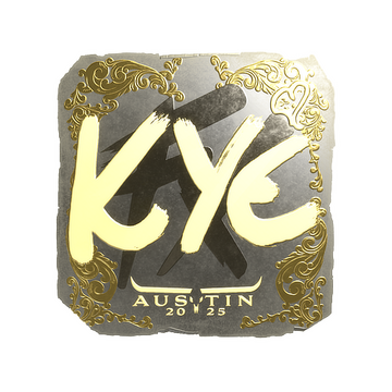Sticker | kye (Gold) | Austin 2025