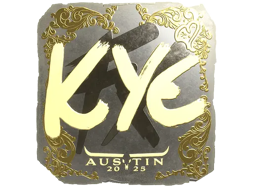 Sticker | kye (Gold) | Austin 2025