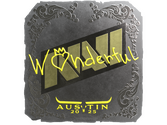 Sticker | w0nderful (Foil) | Austin 2025 image