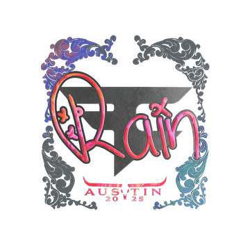 Sticker | rain (Holo) | Austin 2025