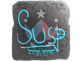 Sticker | susp (Foil) | Austin 2025 image