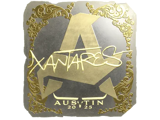 Sticker | XANTARES (Gold) | Austin 2025