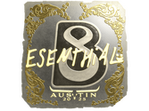 Sticker | esenthial (Gold) | Austin 2025 image