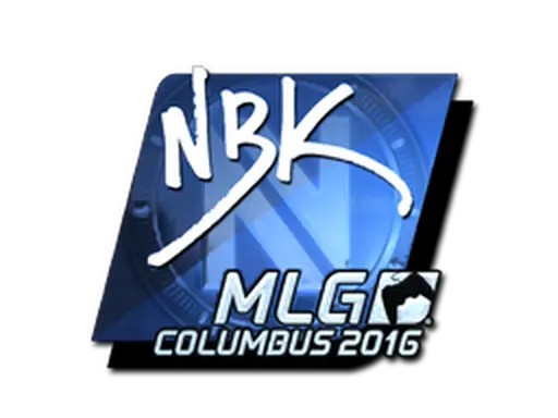 Sticker | NBK- (Foil) | MLG Columbus 2016