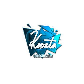 Sticker | koosta (Foil) | Cologne 2016