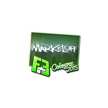 Sticker | markeloff (Foil) | Cologne 2015