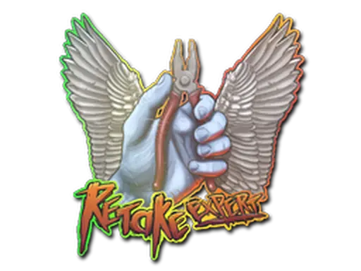 Sticker | Retake Expert (Holo)