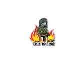 Sticker | This Is Fine (CT) image