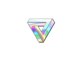 Sticker | Infinite Triangle (Holo) image