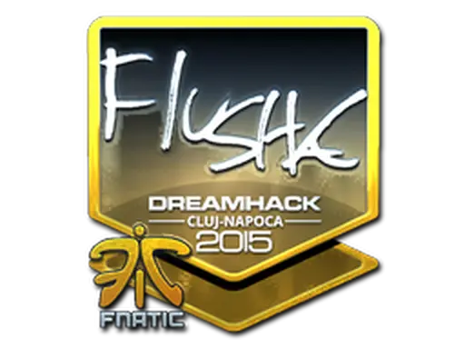 Sticker | flusha (Foil) | Cluj-Napoca 2015