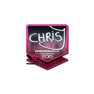 Sticker | chrisJ (Foil) | Cluj-Napoca 2015