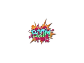 Sticker | Go Boom (Glitter) image