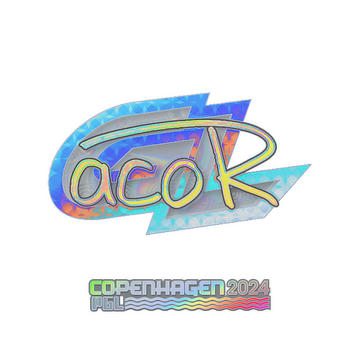 Sticker | acoR (Holo) | Copenhagen 2024