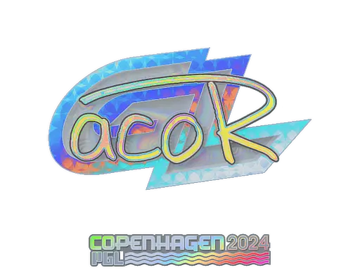 Sticker | acoR (Holo) | Copenhagen 2024