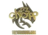 Sticker | chopper (Gold) | Copenhagen 2024 image