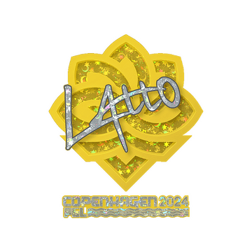 Sticker | latto (Glitter) | Copenhagen 2024