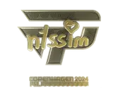 Sticker | n1ssim (Gold) | Copenhagen 2024 image