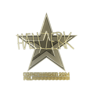Sticker | hallzerk (Gold) | Copenhagen 2024