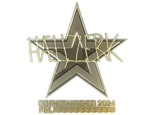 Sticker | hallzerk (Gold) | Copenhagen 2024