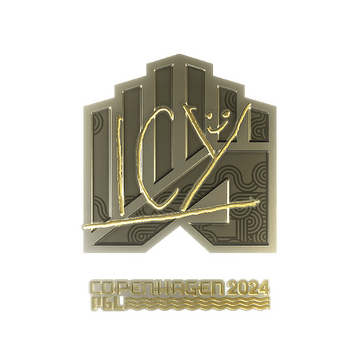 Sticker | ICY (Gold) | Copenhagen 2024