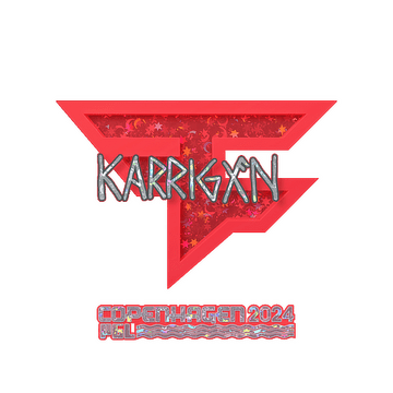 Sticker | karrigan (Glitter) | Copenhagen 2024