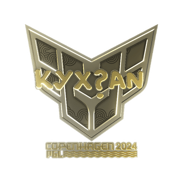 Sticker | kyxsan (Gold) | Copenhagen 2024