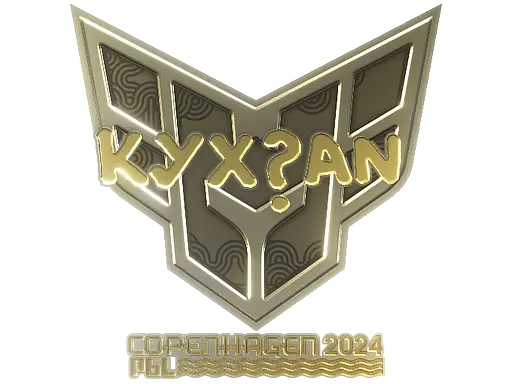 Sticker | kyxsan (Gold) | Copenhagen 2024